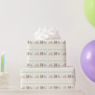 Papier Cadeau Alpacas
