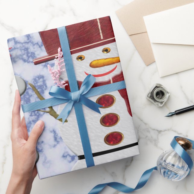 Papier Cadeau Alto Cheveux Snowman (Cadeaux)