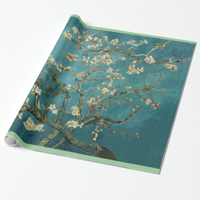Papier Cadeau Amandier en fleurs, Vincent van Gogh (Déroulé)