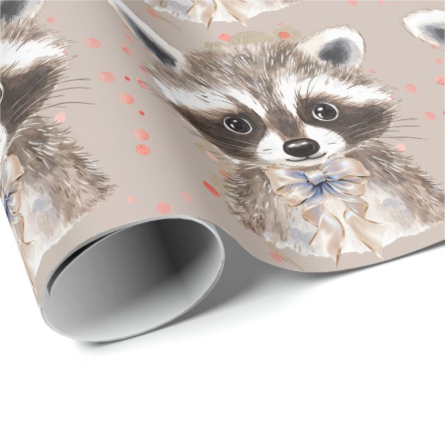Papier Cadeau Amateur d'animaux (Coin rond)