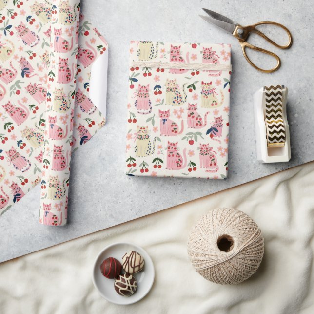 Papier Cadeau Amateurs de chats toutes occasions (Artisanat)