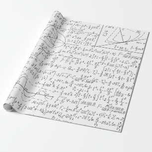 Papier Cadeau Amateurs mathématiques, Formule mathématiques, Gee