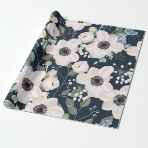Papier Cadeau Ambiance motif et aquarelle transparente : g