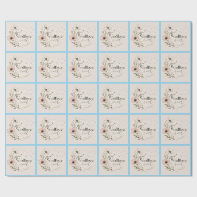 Papier Cadeau Âme de Windflower (Plat)