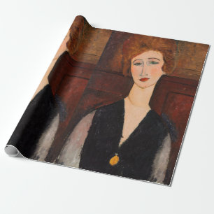 Papier Cadeau Amedeo Modigliani - Portrait d'une femme