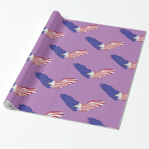 Papier Cadeau American Eagles Thunder_Cove 4 juillet patriotique