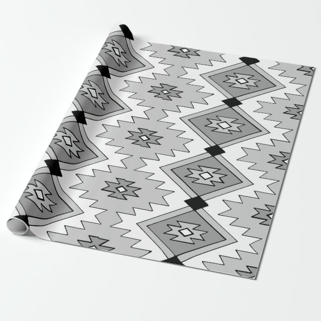 Papier Cadeau Amérindien (Déroulé)