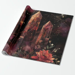 Papier Cadeau Améthyste de constellation cosmique Astrologie