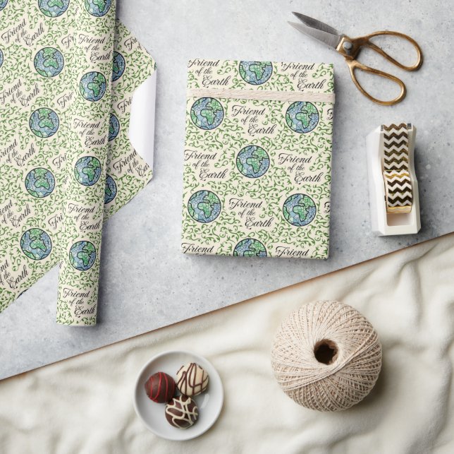 Papier Cadeau Ami de la Terre (Artisanat)