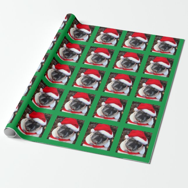 Papier Cadeau Ami de Père Noël (Déroulé)