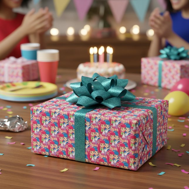 Papier Cadeau Amis (Créateur téléchargé)