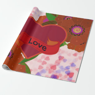 Papier Cadeau Amour