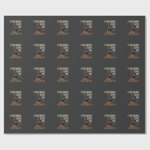 Papier Cadeau Amour de Dobermann Amateur de Chien