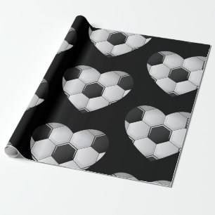 Papier Cadeau amour football football football coeur sports athl
