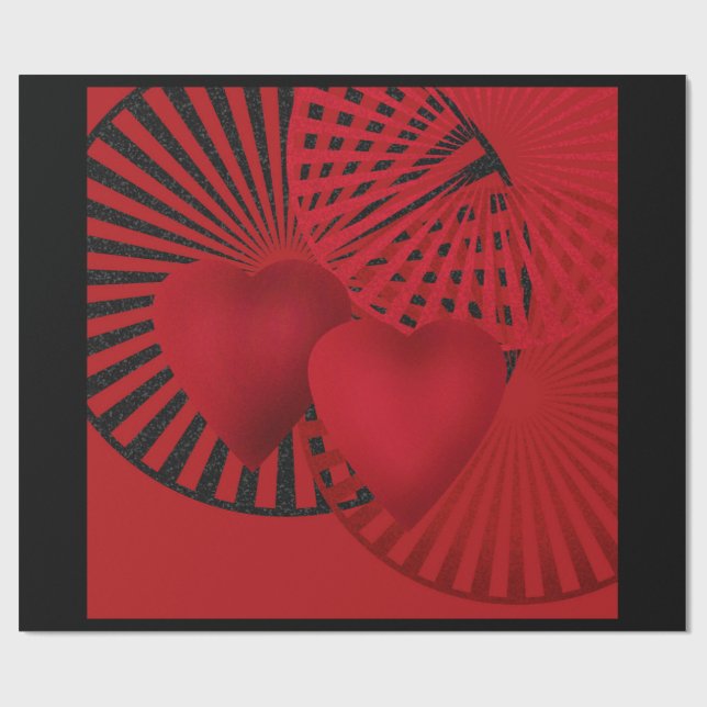 Papier Cadeau Amour, Mariage (Plat)