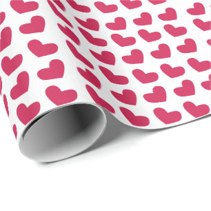 Papier Cadeau Amour Rose Amour Coeur