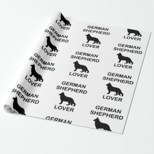 Papier Cadeau amoureux de berger allemand