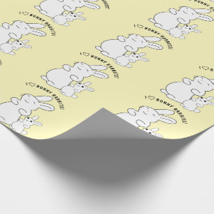 Papier Cadeau Amoureux des lapins