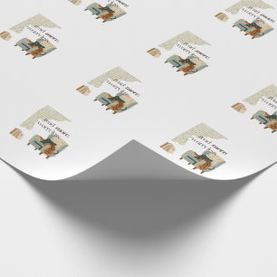 Papier Cadeau Amoureux du livre « Lire plus, s'inquiéter moins »