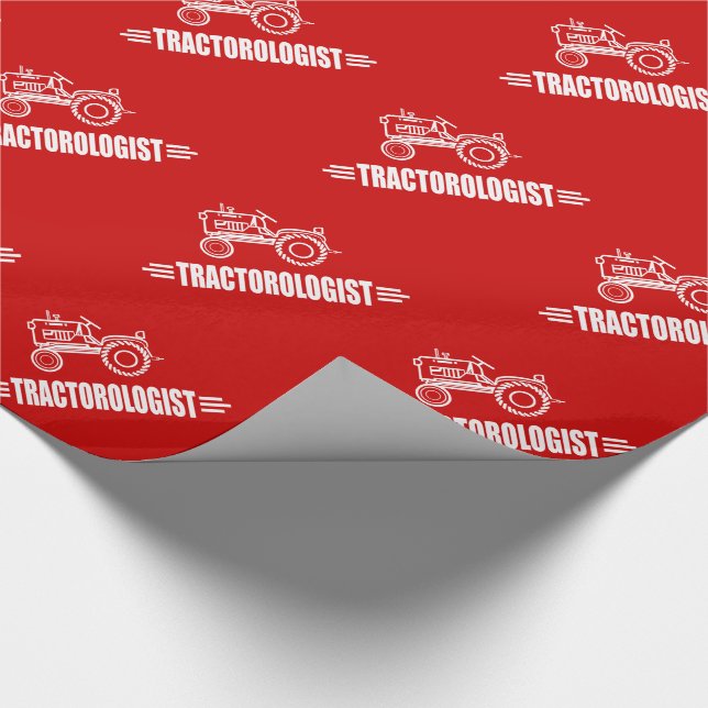 Papier Cadeau Amoureux du Tracteur (Coin)