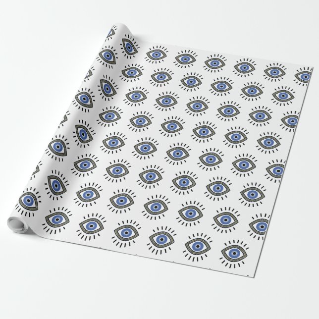 Papier Cadeau Amulet de perle de protection des yeux malveillant (Déroulé)