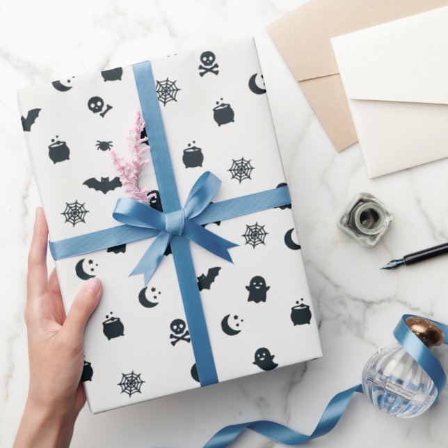 Papier cadeau amusant à thème Halloween (Cadeaux)
