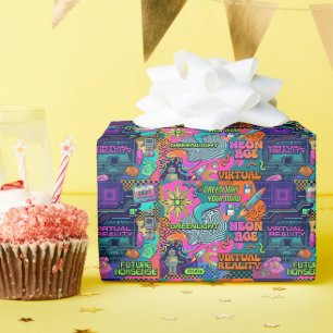 Papier Cadeau Amusant Rétro