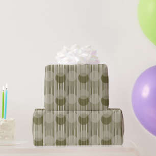 Papier Cadeau Amusants Olive Green Party Tinsels et Confetti Mot