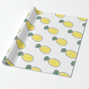 Papier Cadeau Ananas