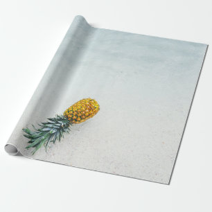 Papier Cadeau Ananas en bord de mer