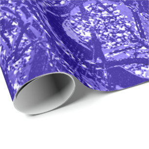Papier Cadeau Anatomie Abstraite Corps naturel cellule or bleu I