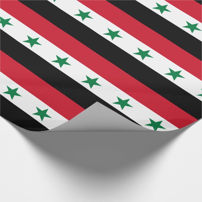Papier Cadeau Ancien drapeau de Syrie (Coin)