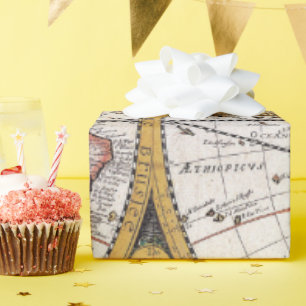 Papier Cadeau Ancien Motif de cartes