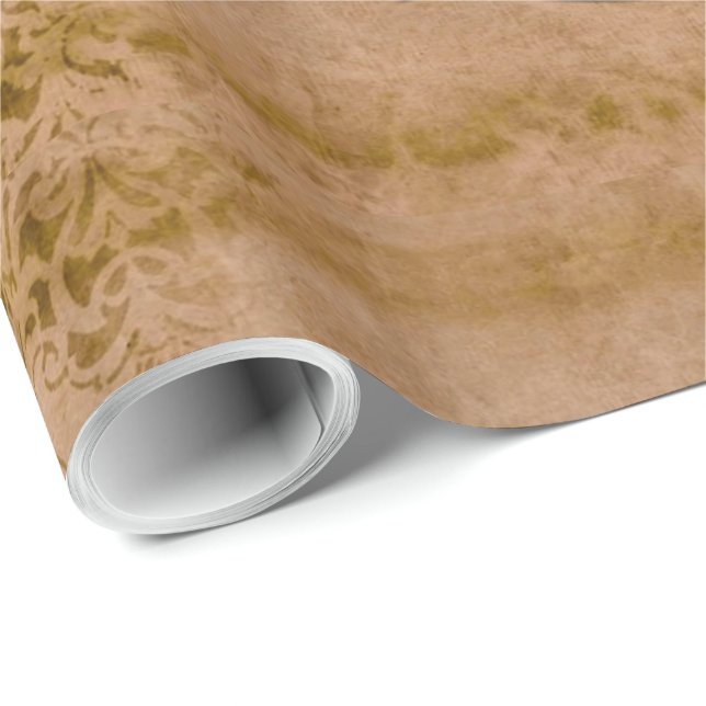 Papier Cadeau Ancien papier d'enveloppement 1 & Papillon 6B (Coin rond)