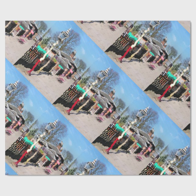 PAPIER CADEAU ANCIENNE GARE (Plat)