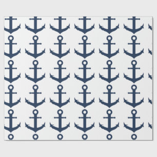 Papier Cadeau Ancre de navire de marine nautique