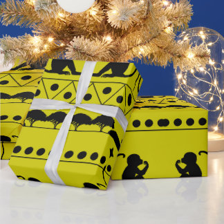 Papier Cadeau Andean Amazon Gift Wrap – Ecuadorian Tribal Patter