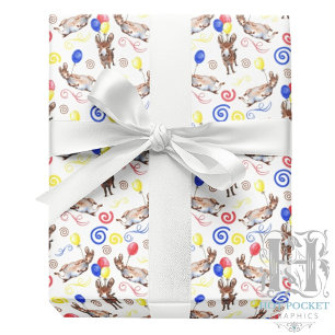 Papier Cadeau Âne