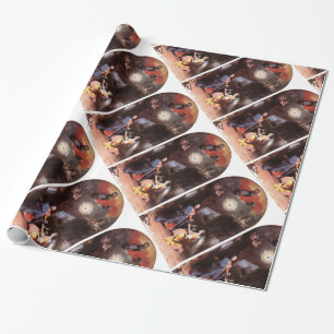 PAPIER CADEAU ANGE DE VIRGIN ET D'ANNONCIATION