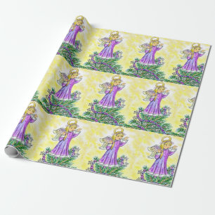 Papier Cadeau Ange JL Biel de Noël d'Eloise