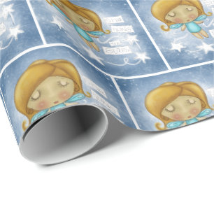 Papier Cadeau Angel accroche les étoiles