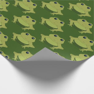 Papier Cadeau Animal de grenouille motif