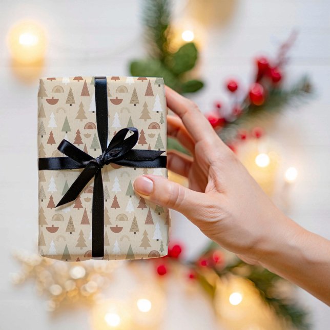 papier cadeau animaux de la forêt de Noël  (Créateur téléchargé)