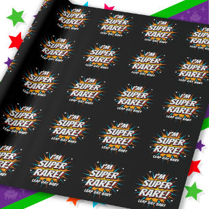 Papier Cadeau Année bissextile Anniversaire 29 février Jour biss