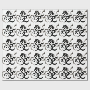 Papier Cadeau Année du cheval 2026