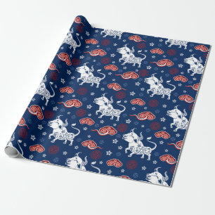 Papier Cadeau Année Du X