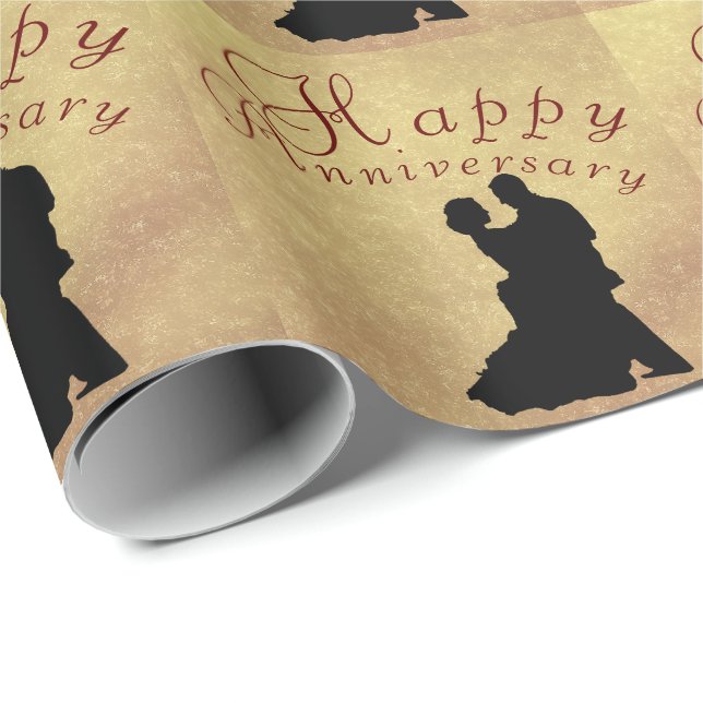 Papier Cadeau Anniversaire (Coin rond)