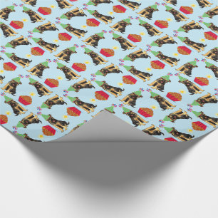 Papier Cadeau Anniversaire Cupcake Anglais Setter Papier
