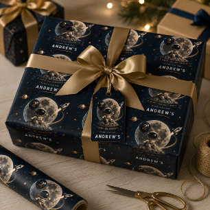 Papier Cadeau Anniversaire d'astronaute spatial