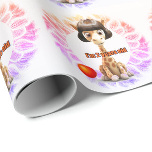 Papier Cadeau Anniversaire de la petite fille